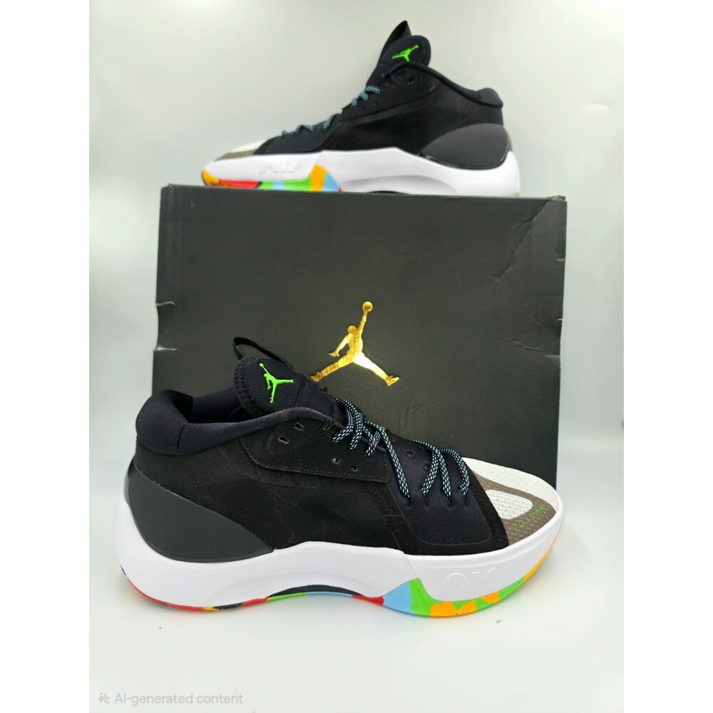 Jordan Zoom Separate Men’s 11.5 Women’s 13 Black Green Strike DH0249 030 NIB